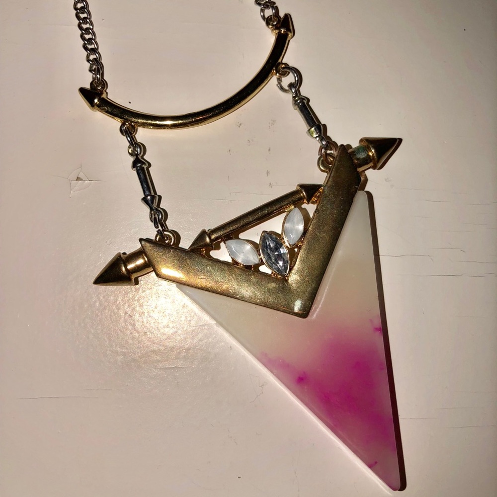Topshop triangle necklace